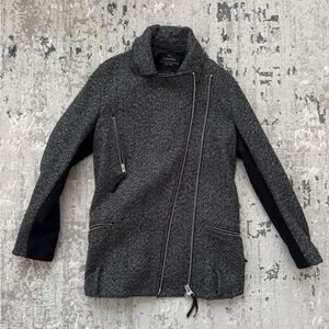 2013 All Saints Thin Wool Coat US8